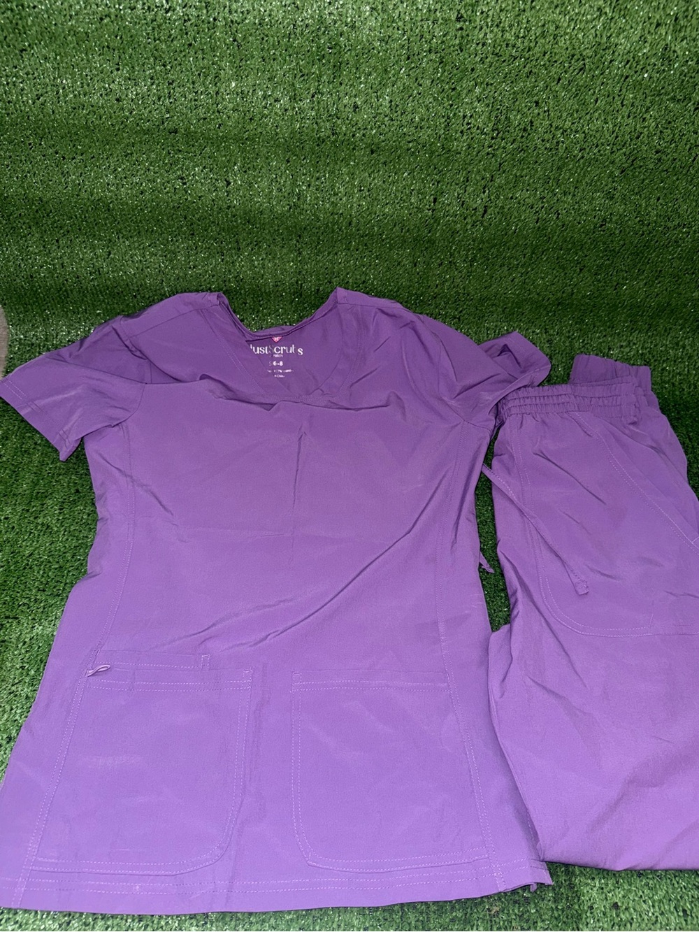 Purple Scrub Set